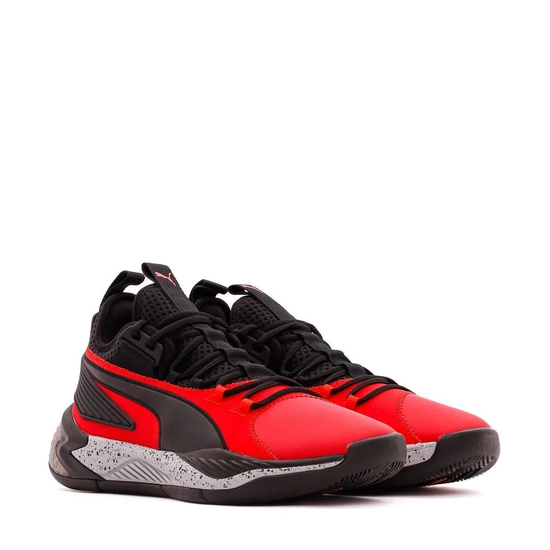 Puma Basketball Uproar Hybrid Court High Risk Red Black Men 192775-08