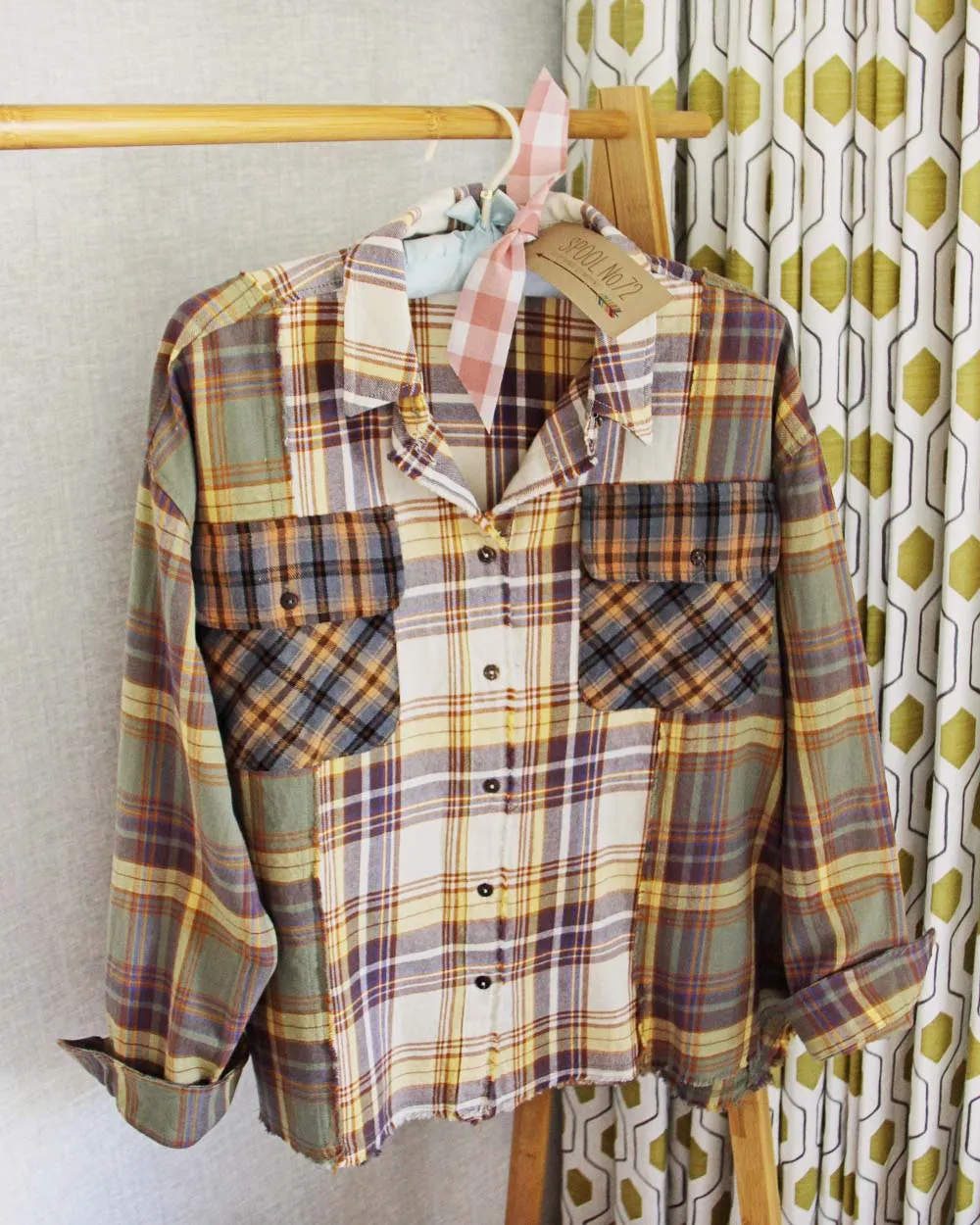 Quilt & Plaid Shirt