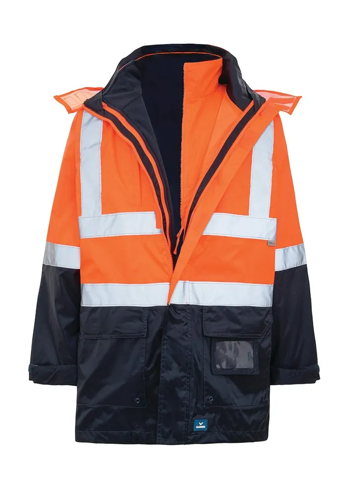 RAINBIRD 8581 Healy 4-In-1 Jacket & Vest - Orange/Navy - XS