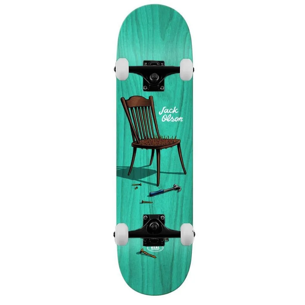 Real Complete Skateboard Jack Jackupuncture Turquoise 8.25