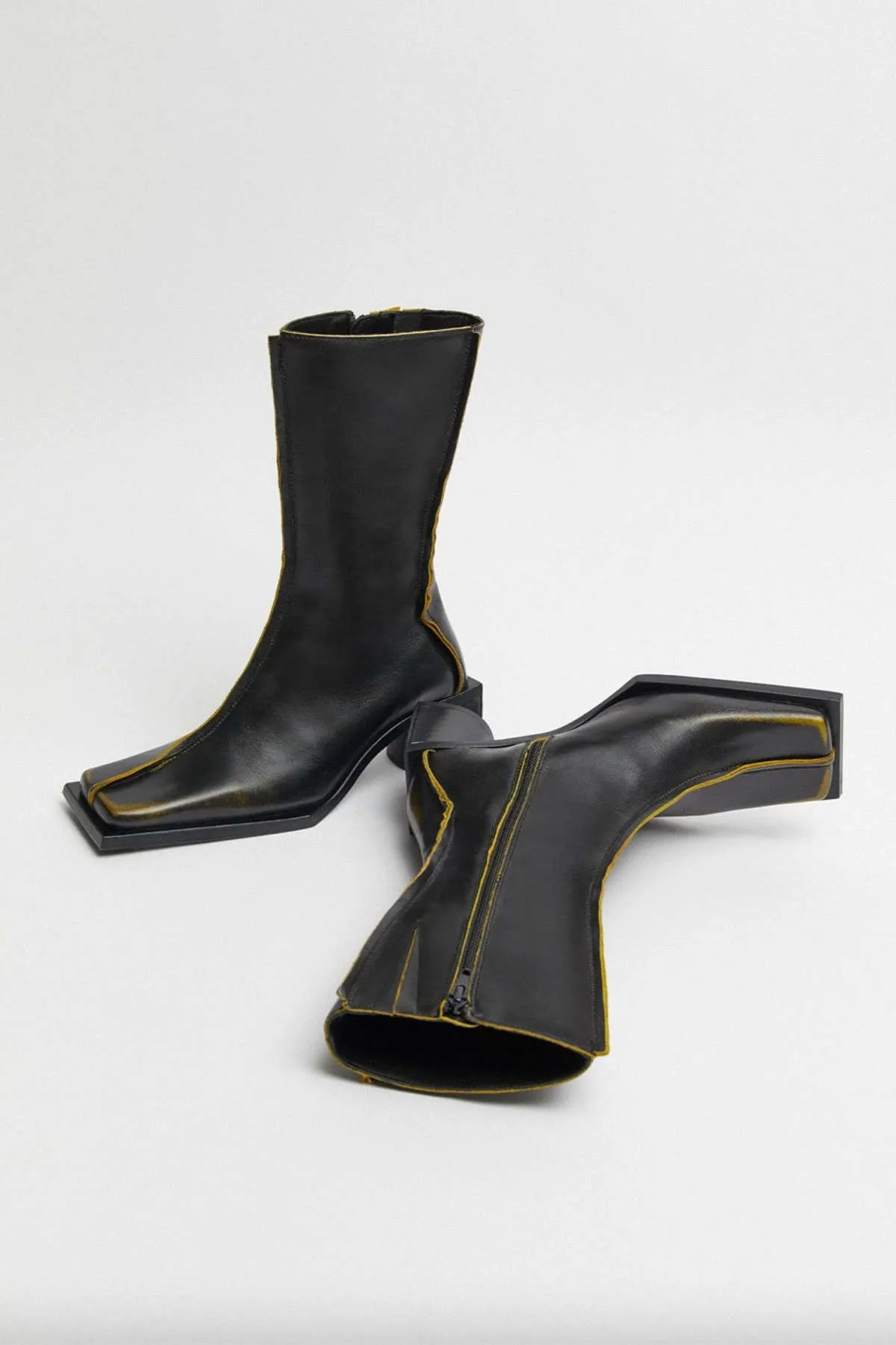 Reiko Boot - Black Mustard
