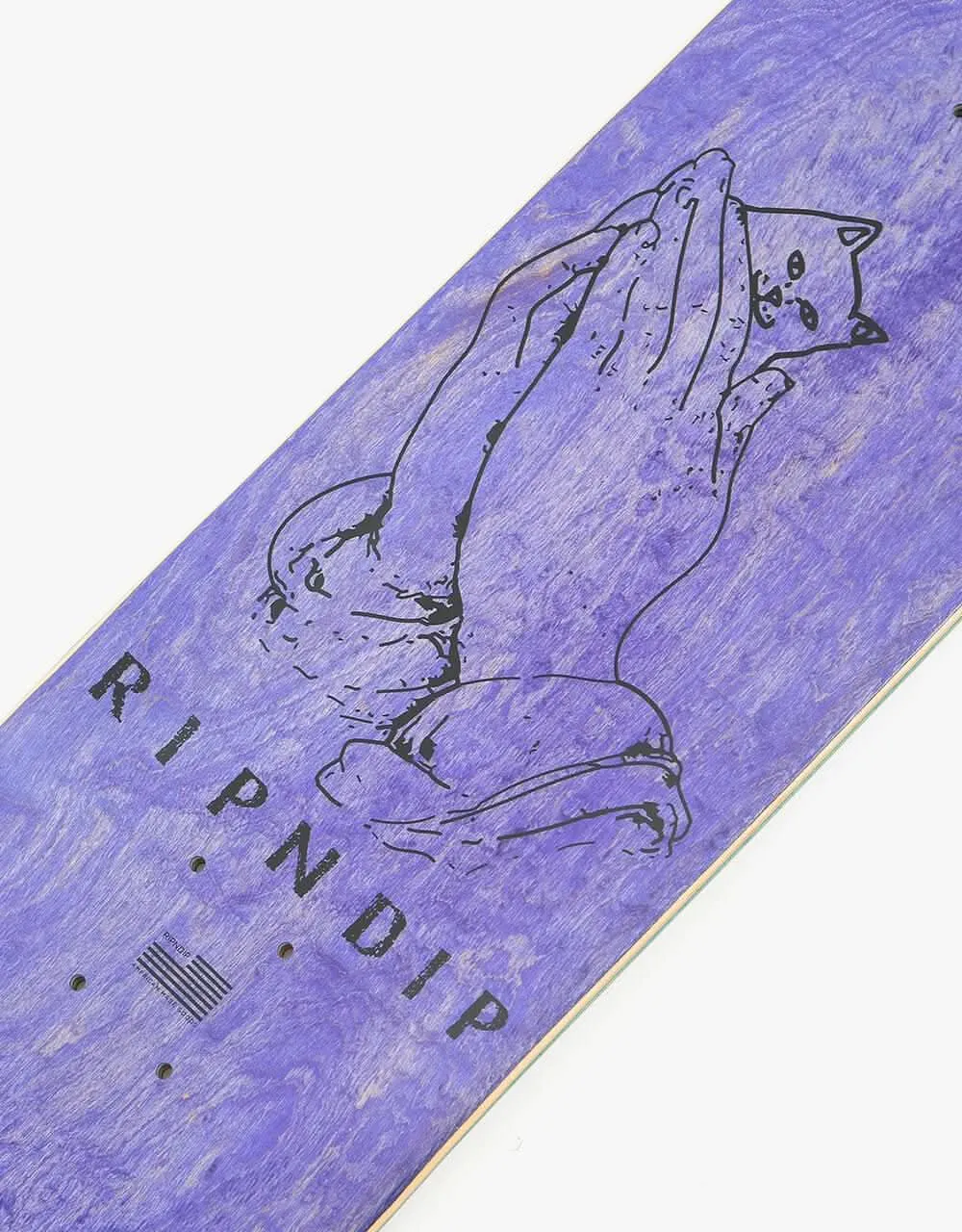 RIPNDIP Lord Nermal Skateboard Deck - Orange/Aqua