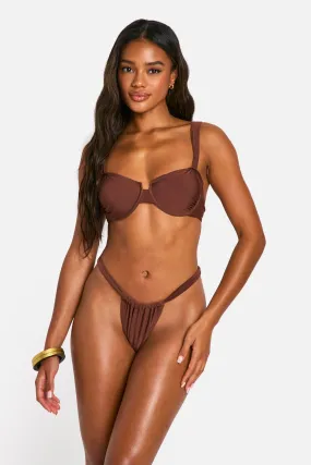 Ruched Bikini Bottoms