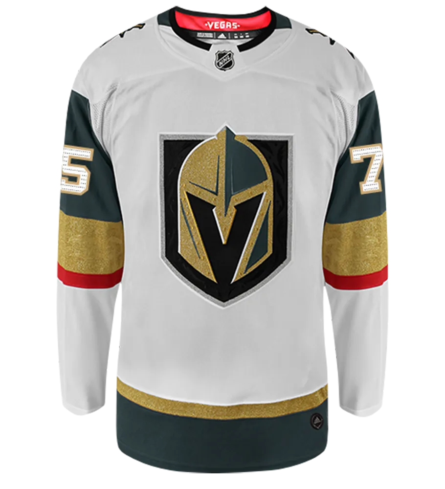 Ryan Reaves Vegas Golden Knights Adidas Authentic Away NHL Hockey Jersey     