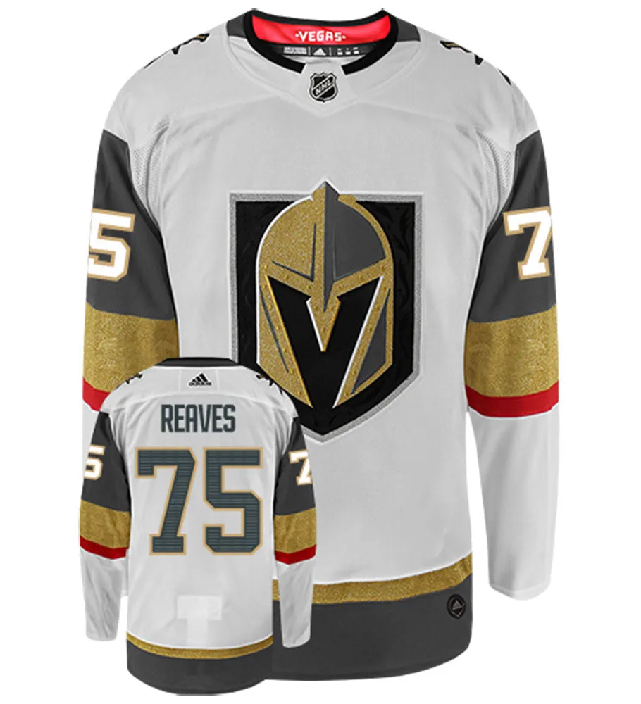 Ryan Reaves Vegas Golden Knights Adidas Authentic Away NHL Hockey Jersey     