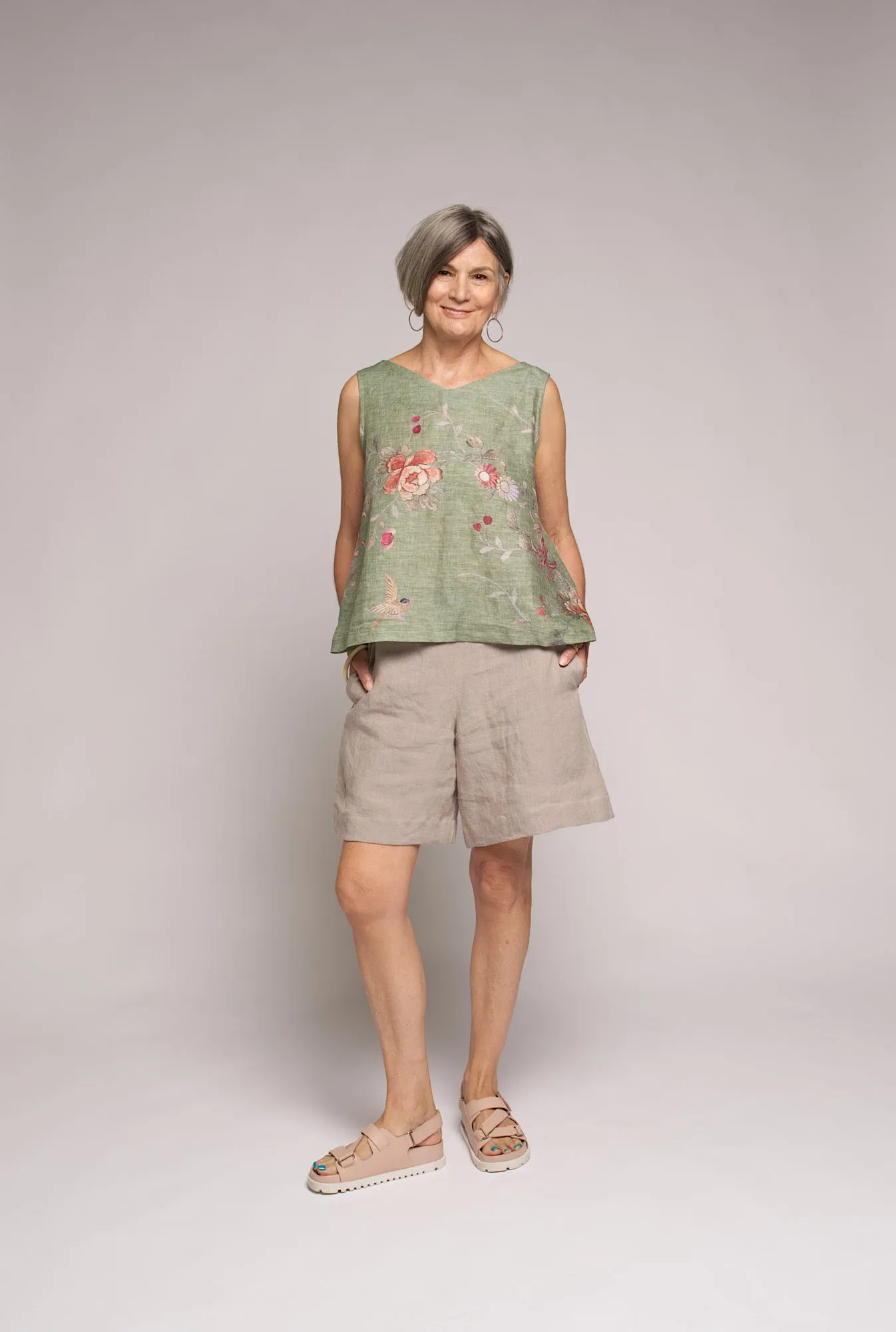 Sailor hemp Short - Stone