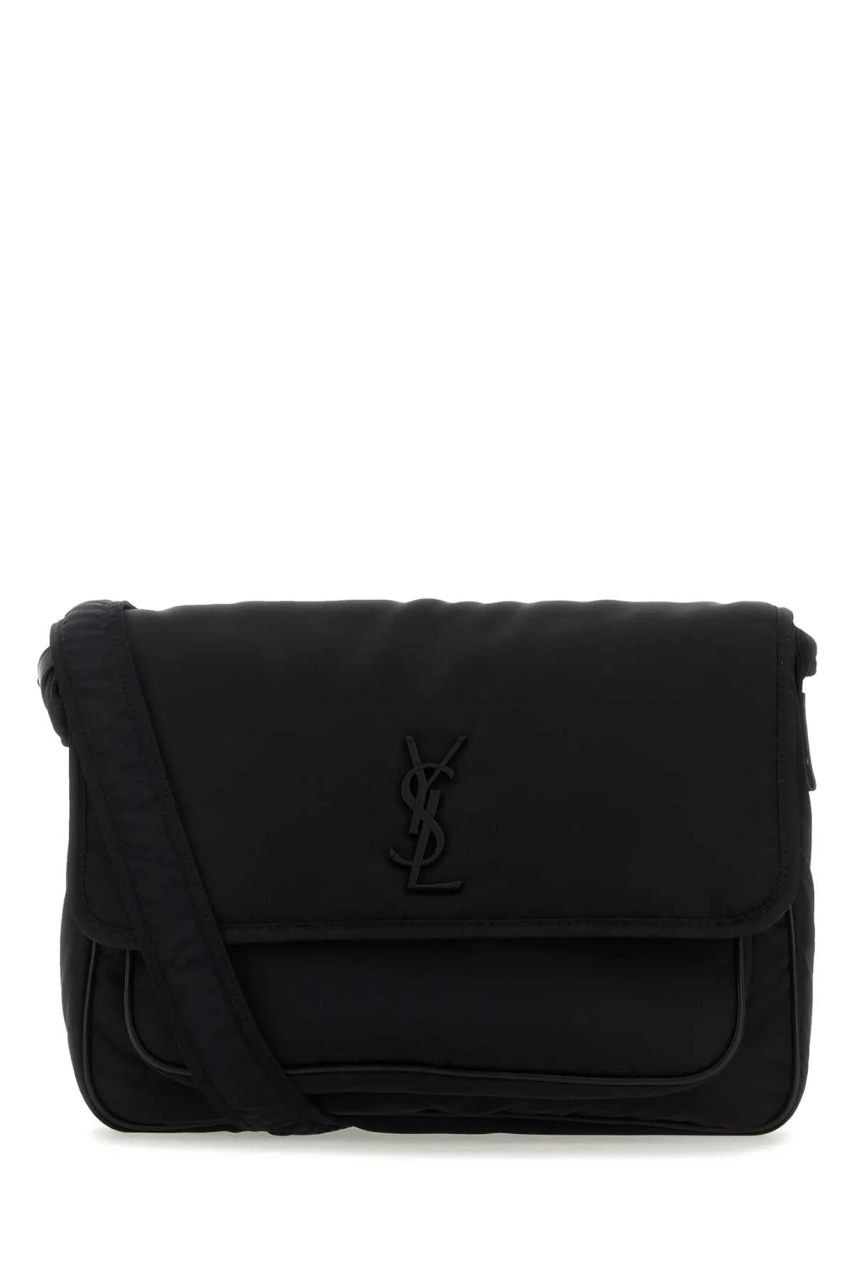 Saint Laurent Black Nylon Niki Crossbody Bag