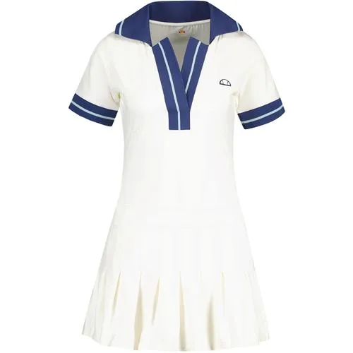 Savannah Ellesse Retro V-neck Mini Tennis Dress OW