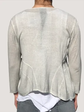 Scoop Cardigan - Light Grey