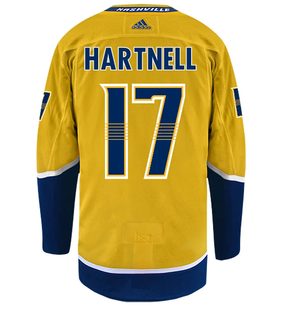 Scott Hartnell Nashville Predators Adidas Authentic Home NHL Hockey Jersey     