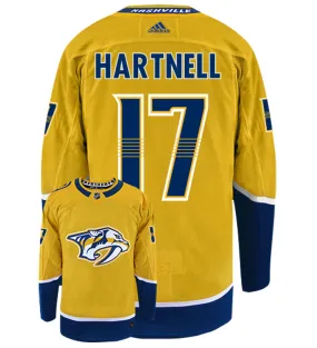 Scott Hartnell Nashville Predators Adidas Authentic Home NHL Hockey Jersey     