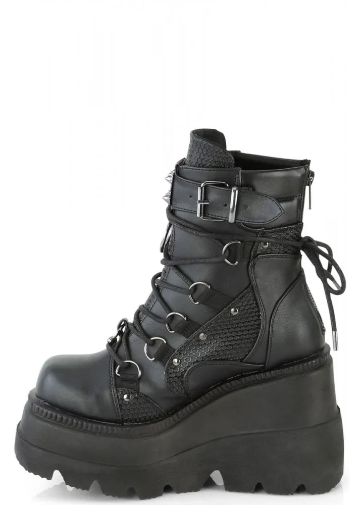 Shaker 60 Platform Wedge Boot