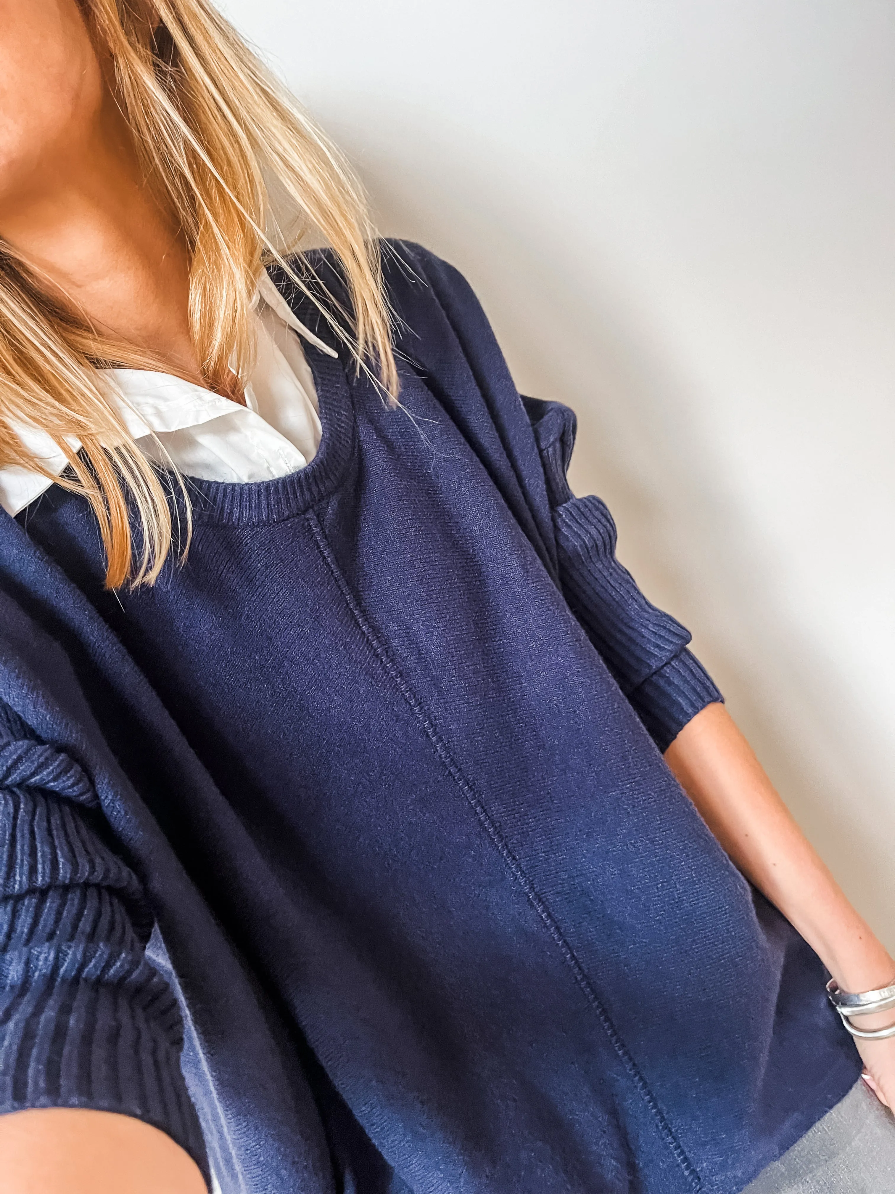 Shirt Collar Jumper
