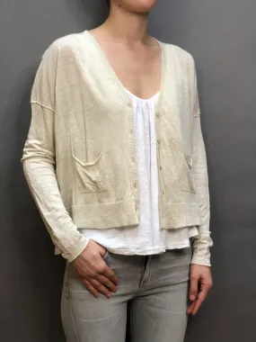 Short Cardigan - Ivory