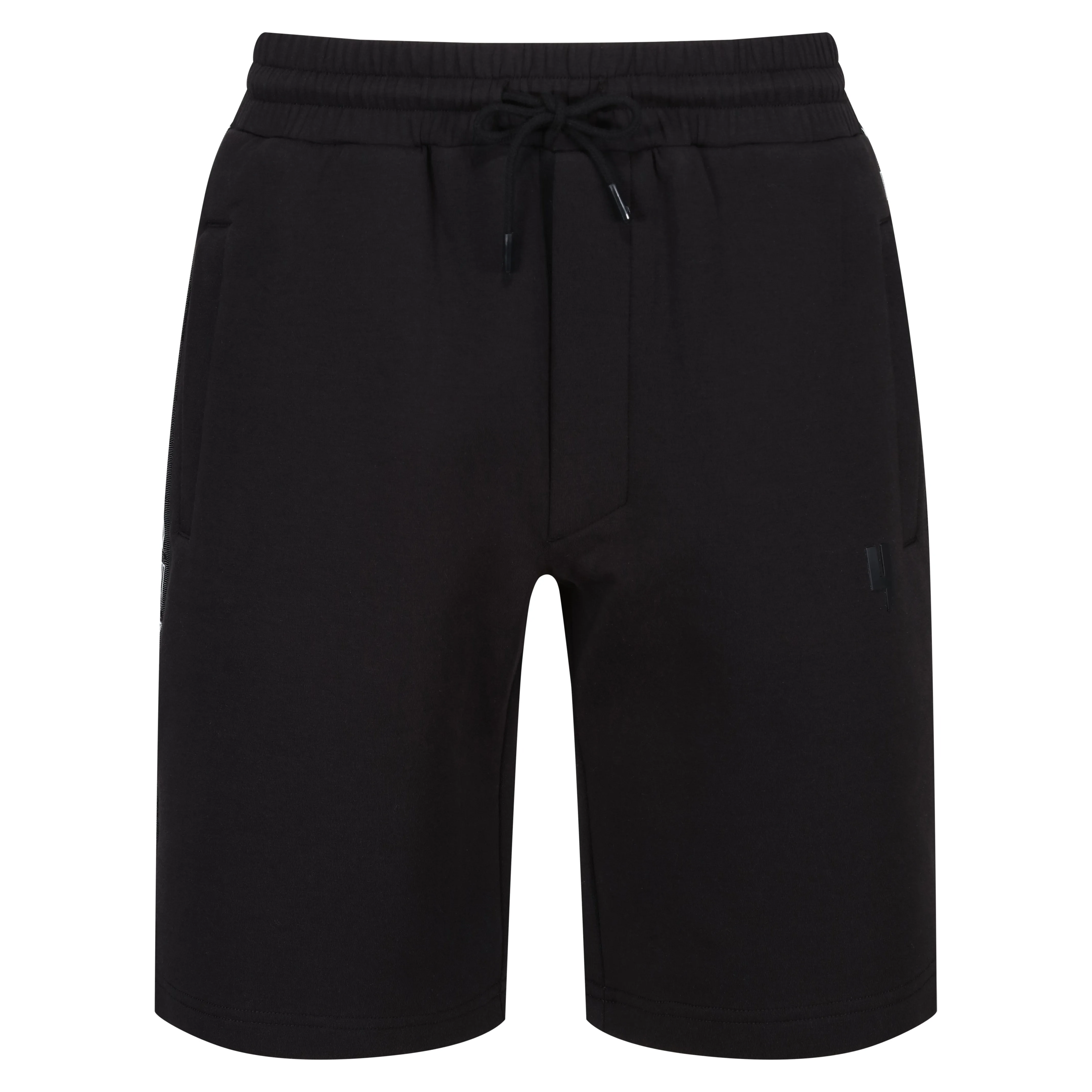 SIDE STRIPE SHORTS BLACK