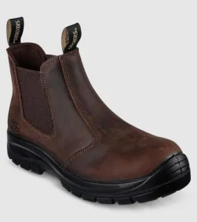 skechers skx work chelsea boot mens