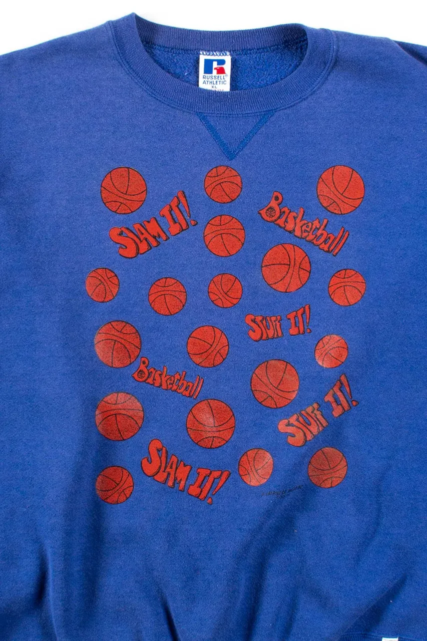 Slam It! Basketball Sweatshirt