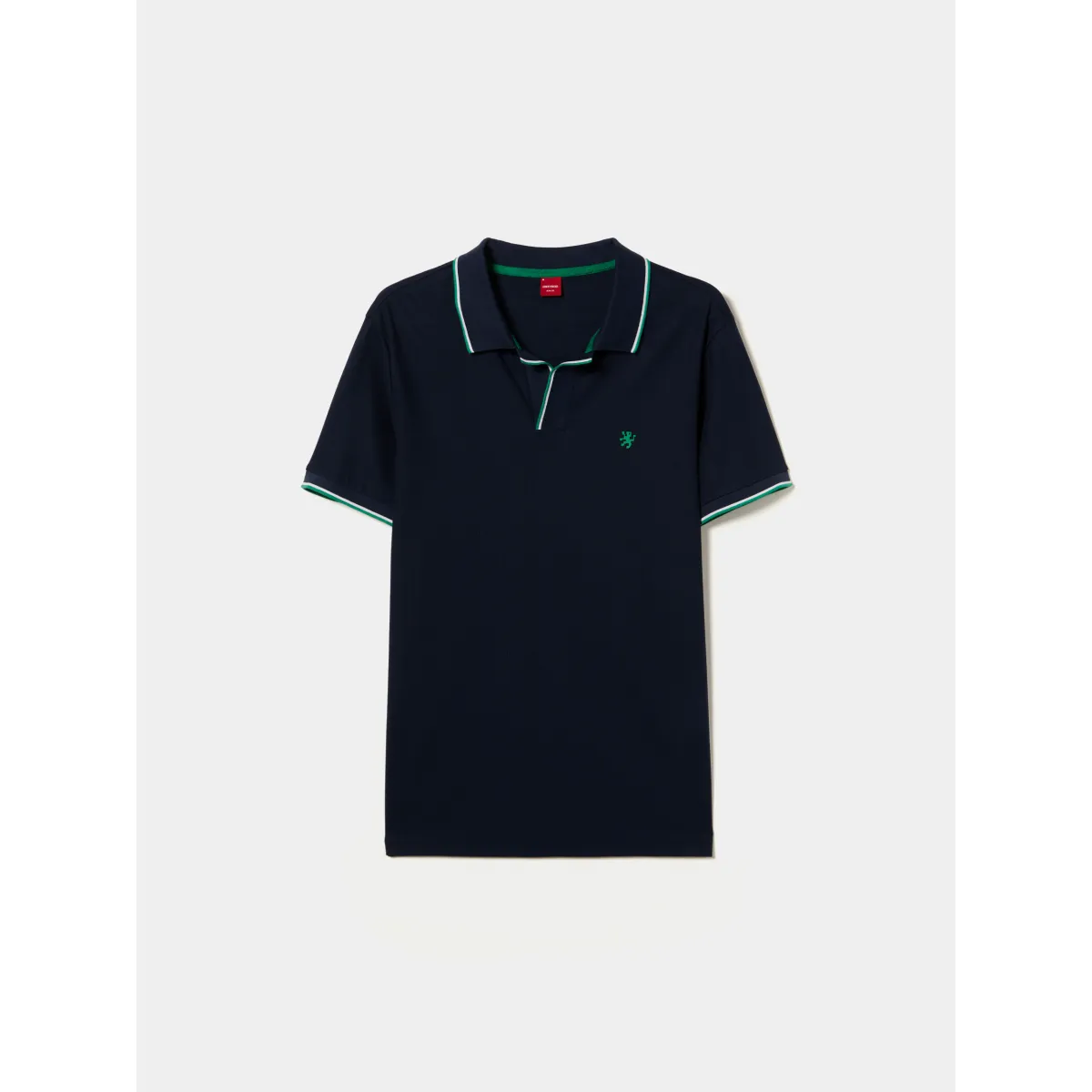 Slim fit polo without buttons