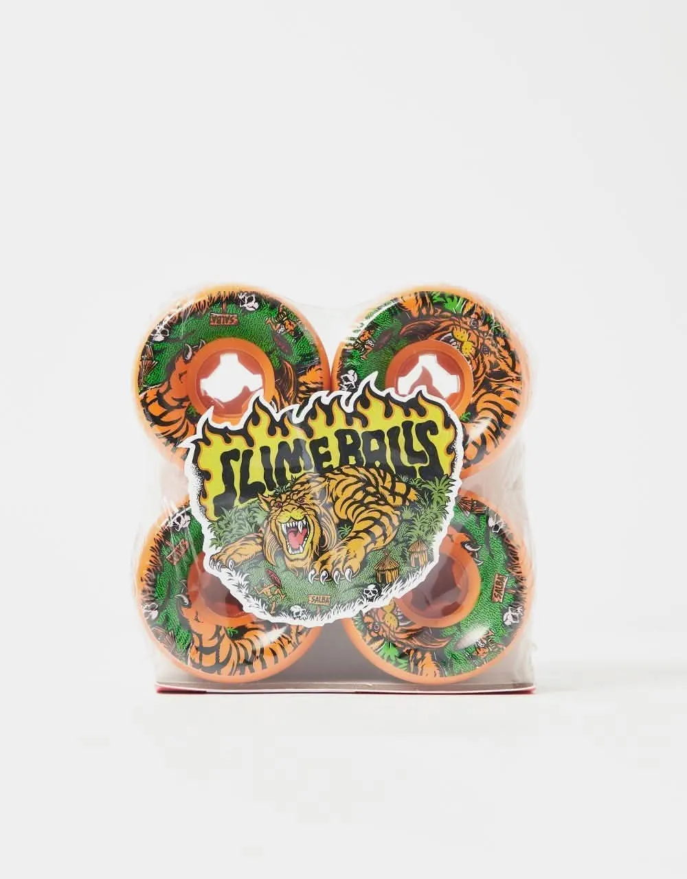 Slime Balls Salba Tiger Vomits 95a Skateboard Wheels - 60mm