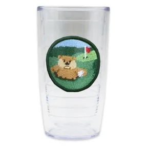 Smathers & Branson Gopher Golf Needlepoint Tervis Tumbler