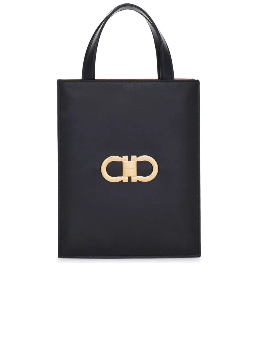 Smooth Grain Leather Clutch