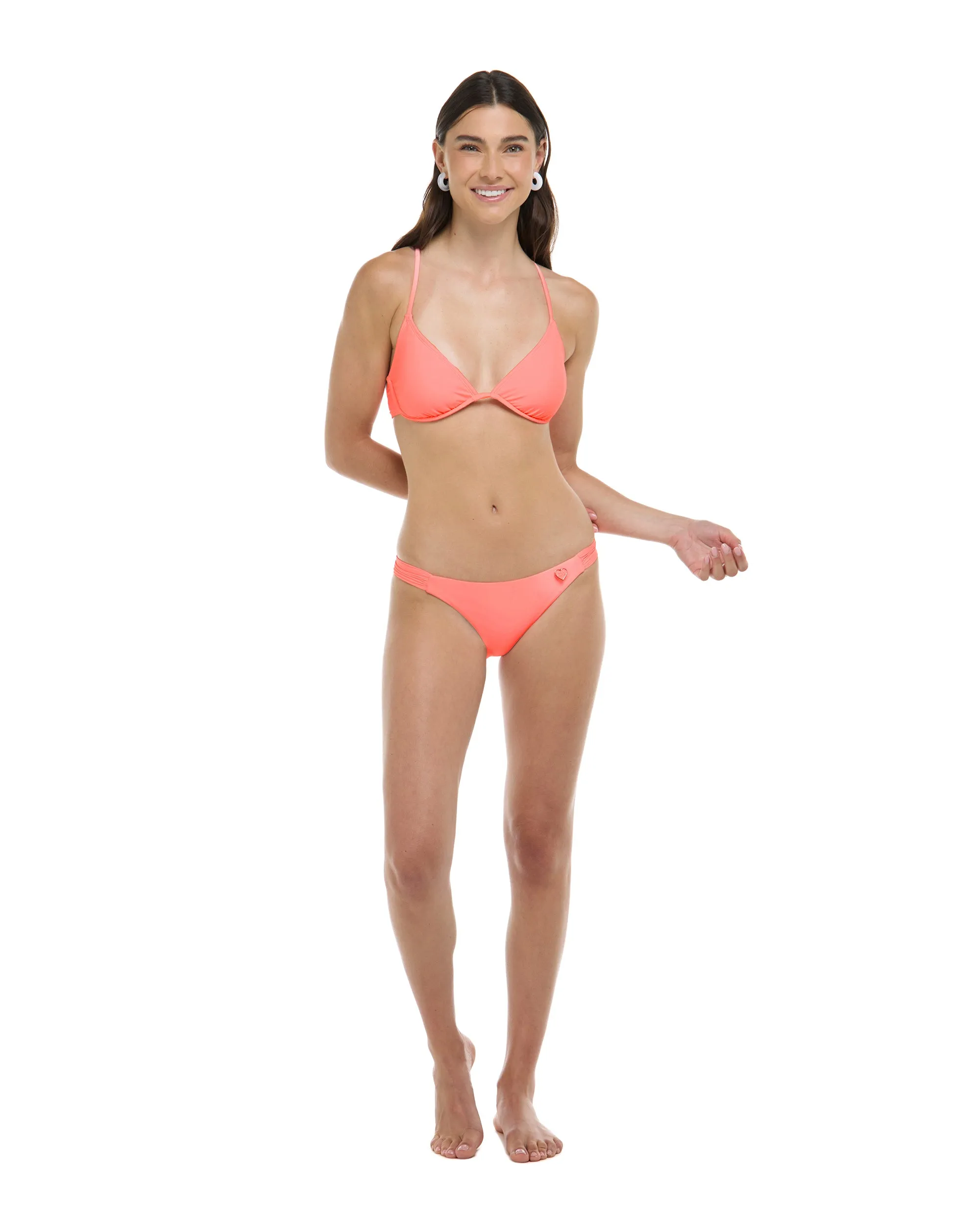 Smoothies Patsy Bikini Top - Coral