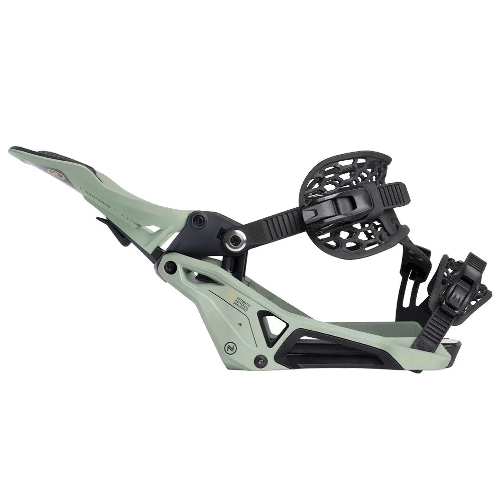 Snowboard binding Nidecker ---Supermatic Olive