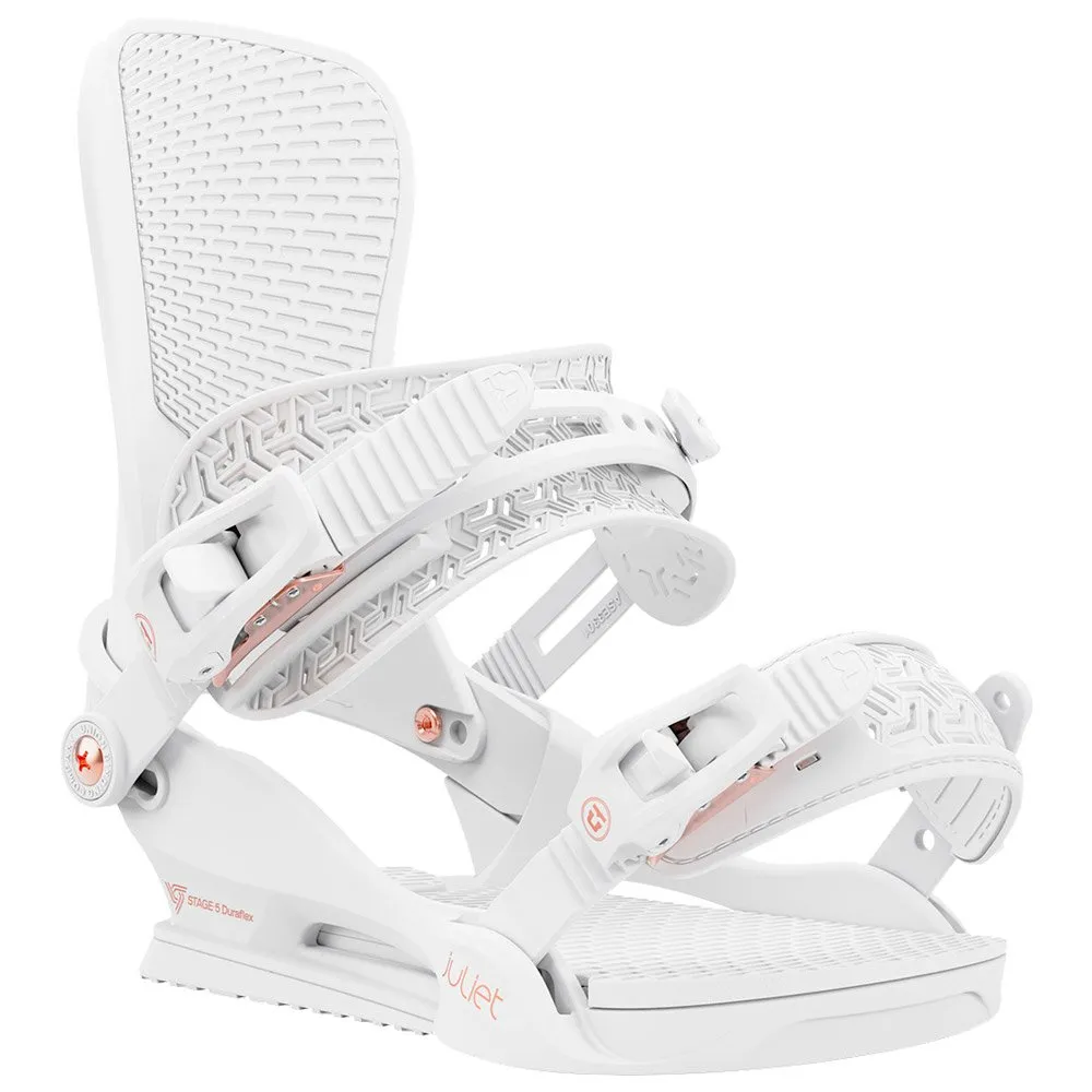 Snowboard binding Union ---Juliet White 