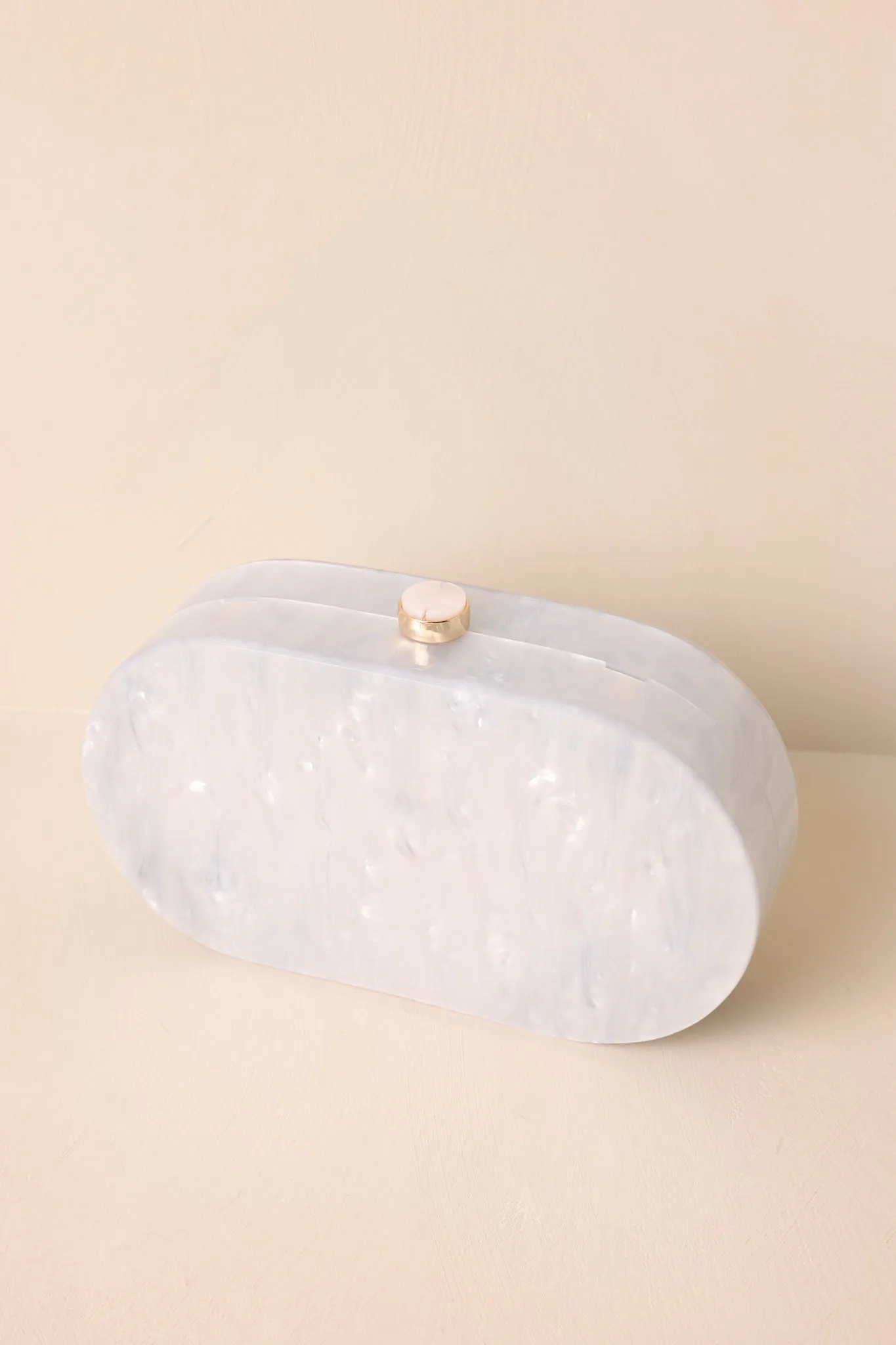 Solstice Dance Ivory Pearlescent Clutch