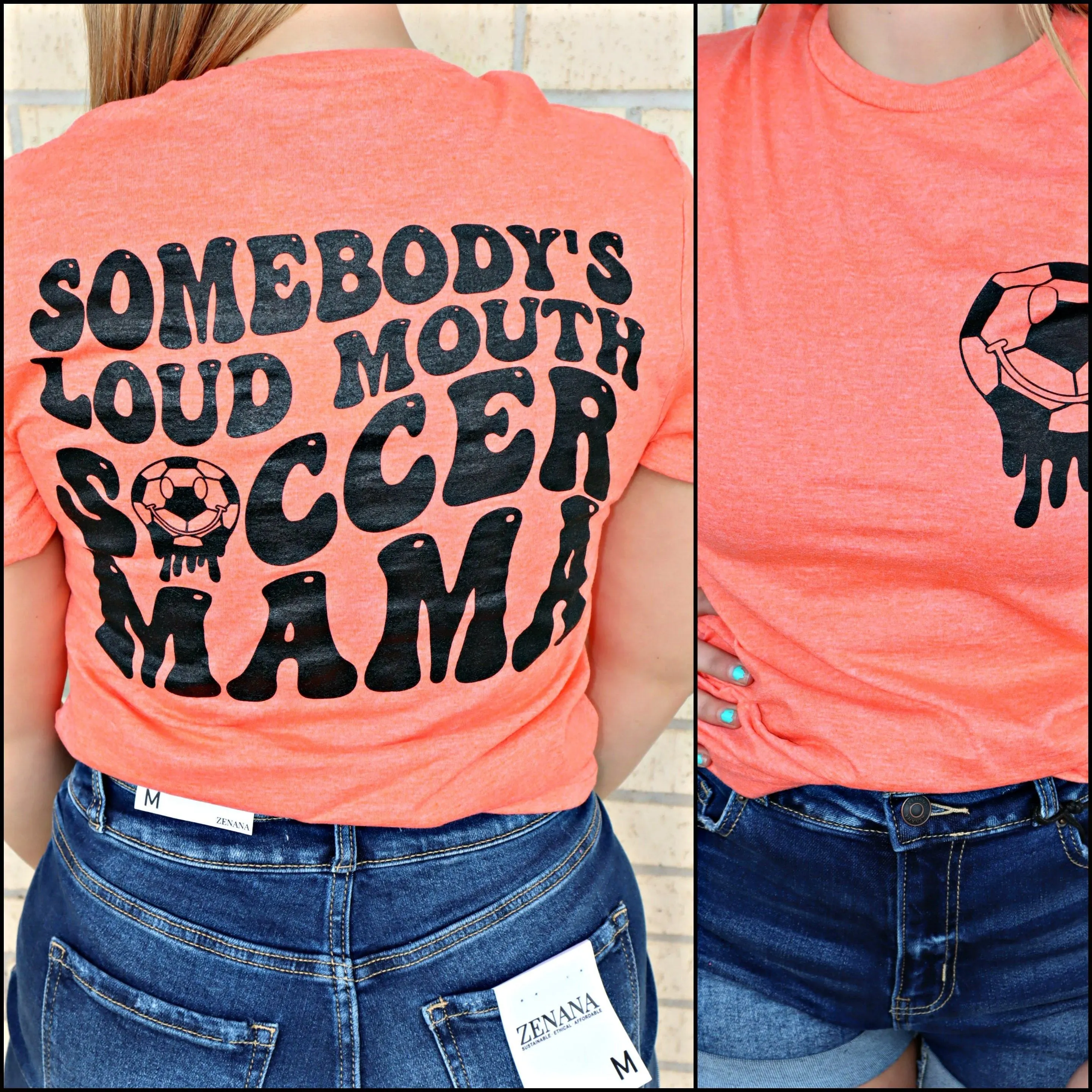 Somebody's Loud Mouth Soccer Mama Tee or Sweatshirt