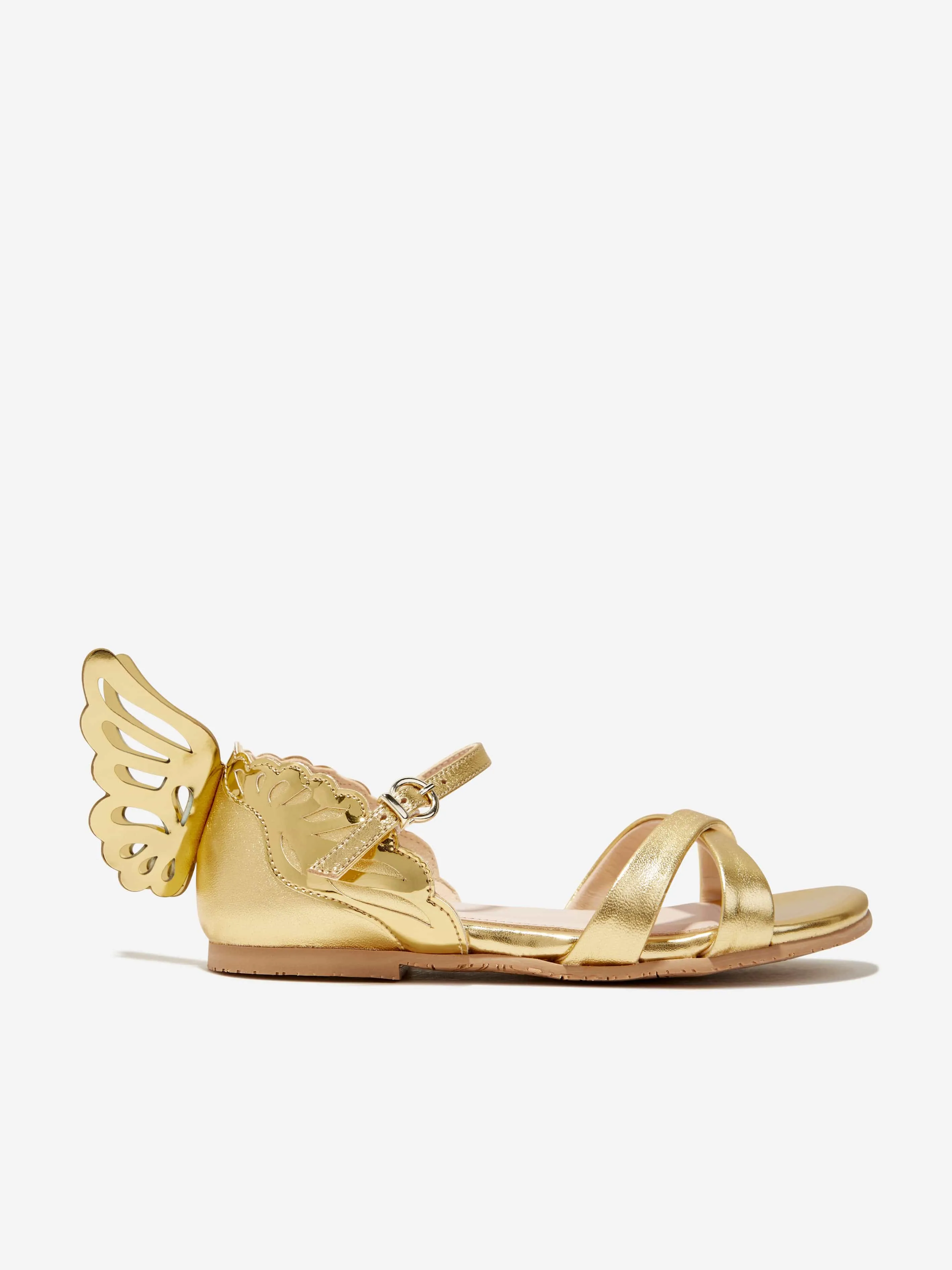 Sophia Webster Girls Heavenly Sandals in Gold