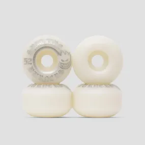 Spitfire 99DU 52mm Burner Skateboard Wheels White