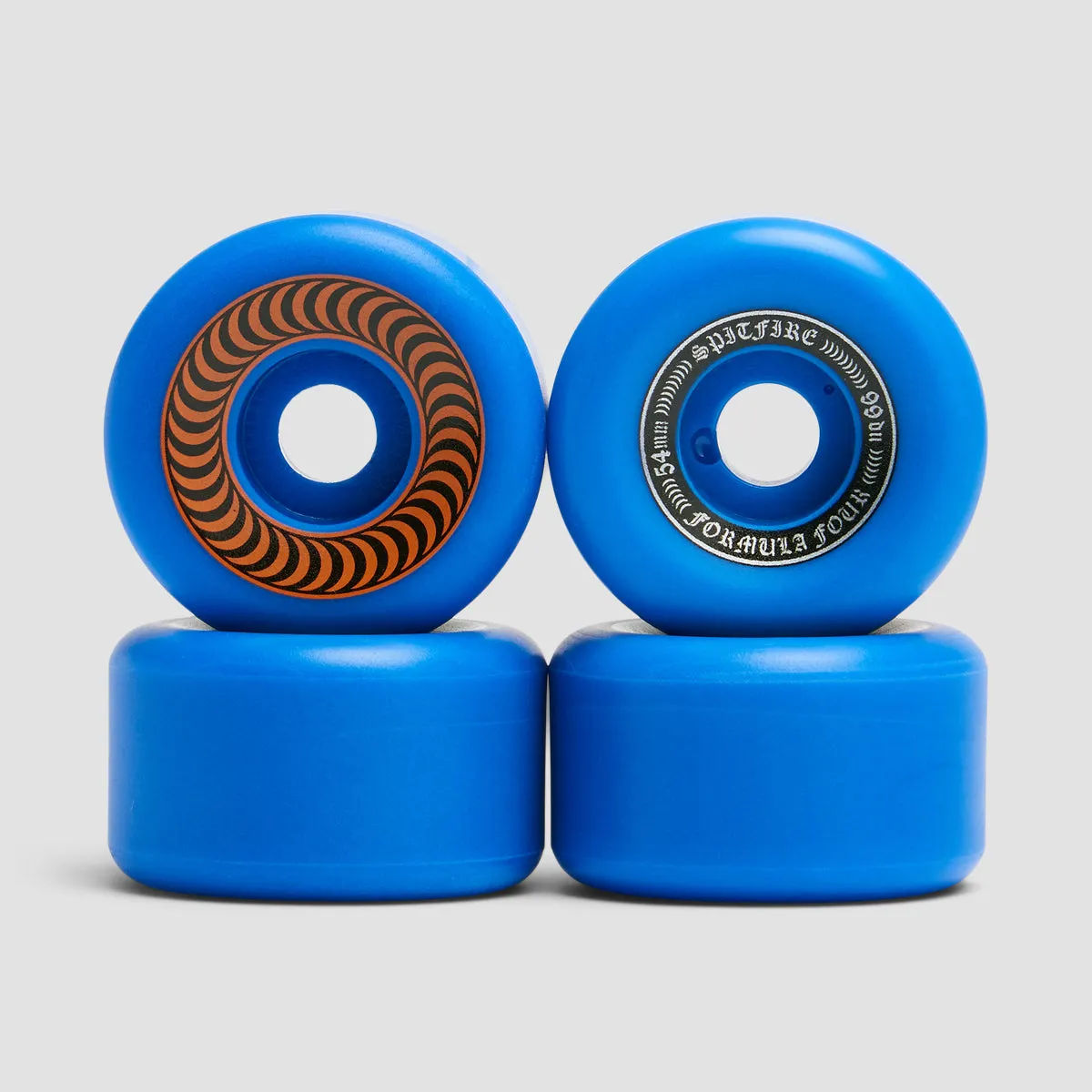 Spitfire Formula Four OG Classics 99DU Skateboard Wheels Blue 54mm