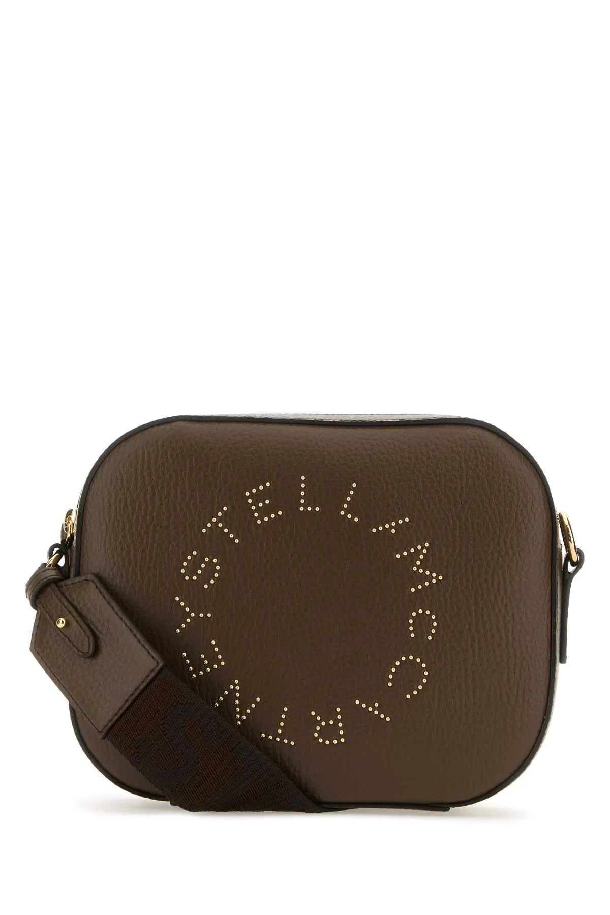 Stella Mc Cartney Brown Alter Mat Small Stella Logo Crossbody Bag