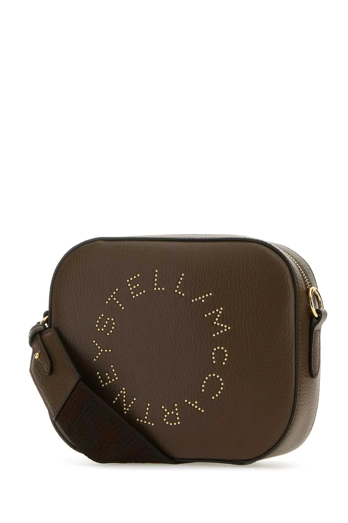 Stella Mc Cartney Brown Alter Mat Small Stella Logo Crossbody Bag