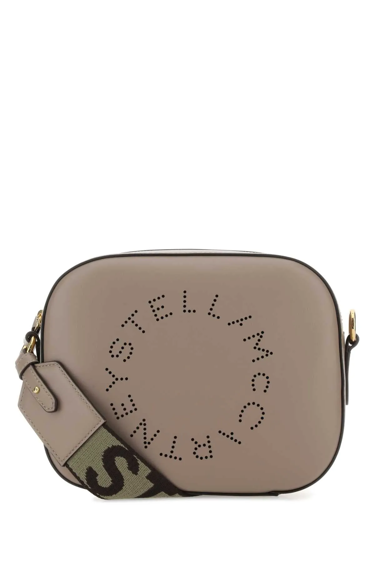 Stella Mc Cartney Dove Grey Alter Mat Mini Stella Logo Crossbody Bag