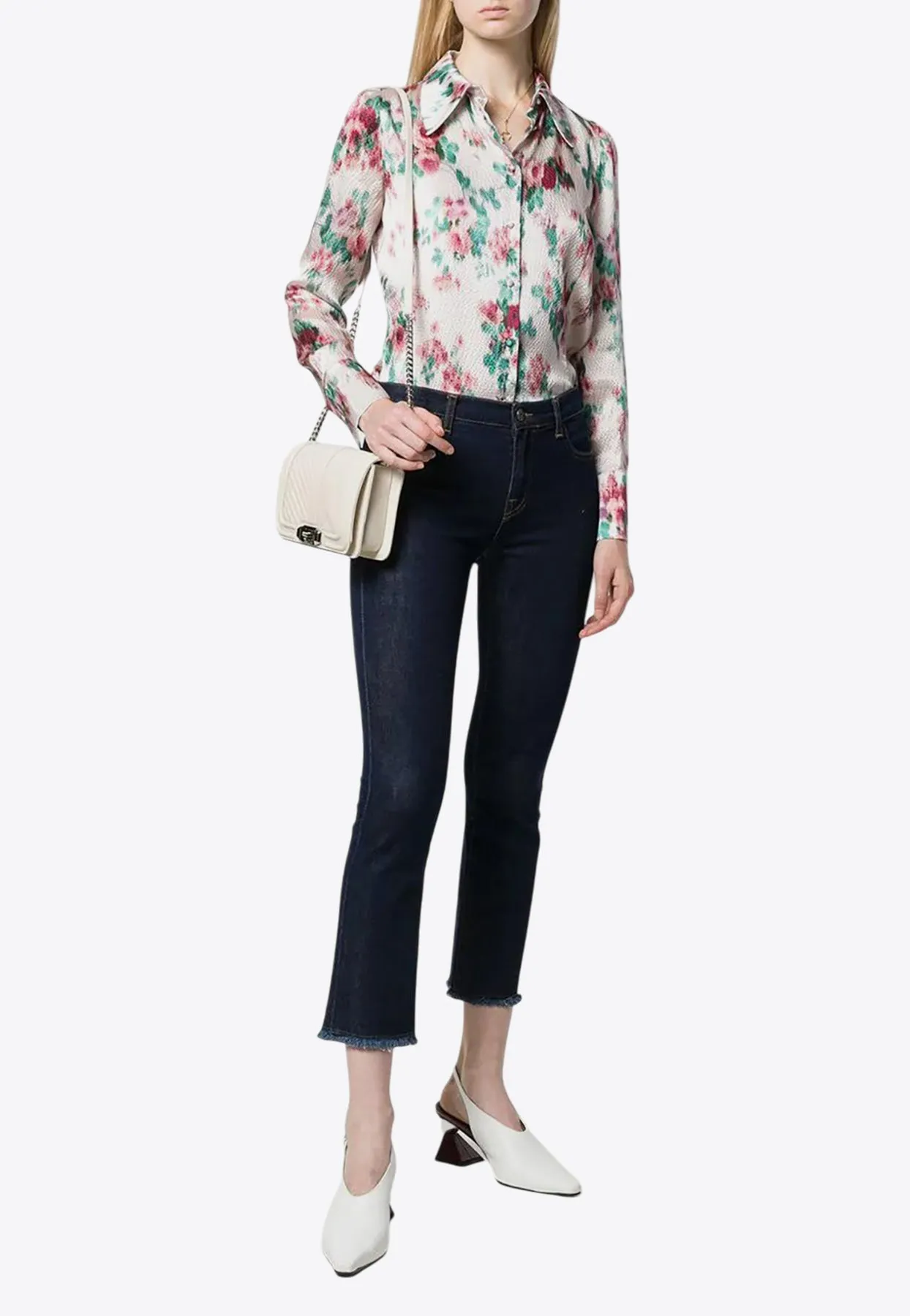 Straight-Leg Cropped Jeans