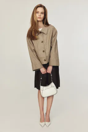 Strap-Detail Shoulder Bag