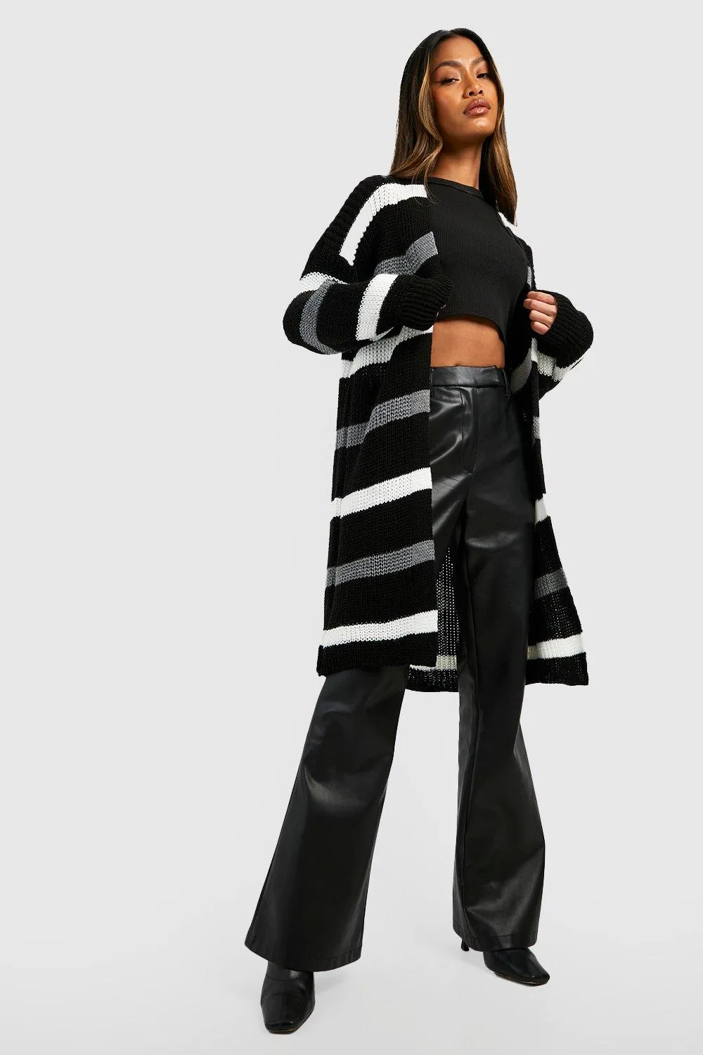 Stripe Maxi Cardigan