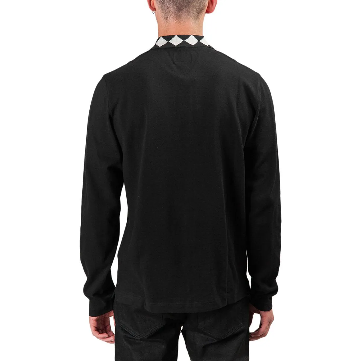 Stüssy Louie L/S Polo (Black)