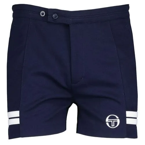 Supermac Sergio Tacchini Retro Tennis Shorts Navy