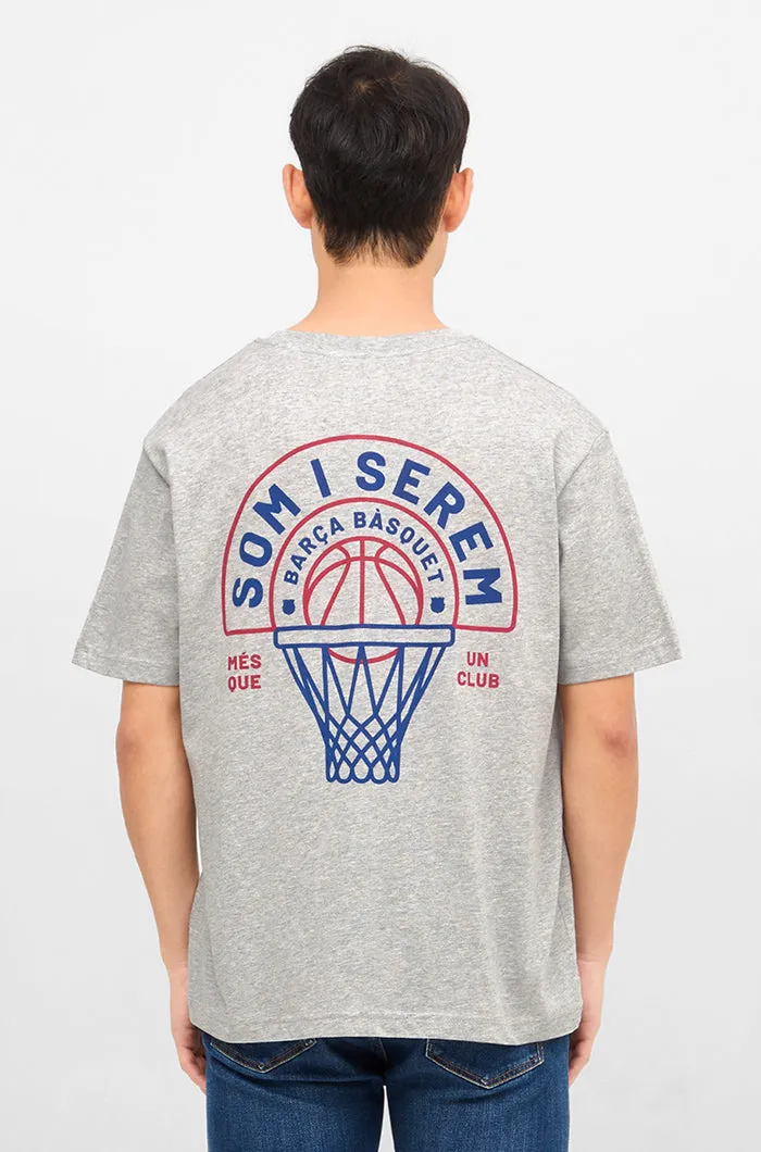 T-shirt gray basketball Bara