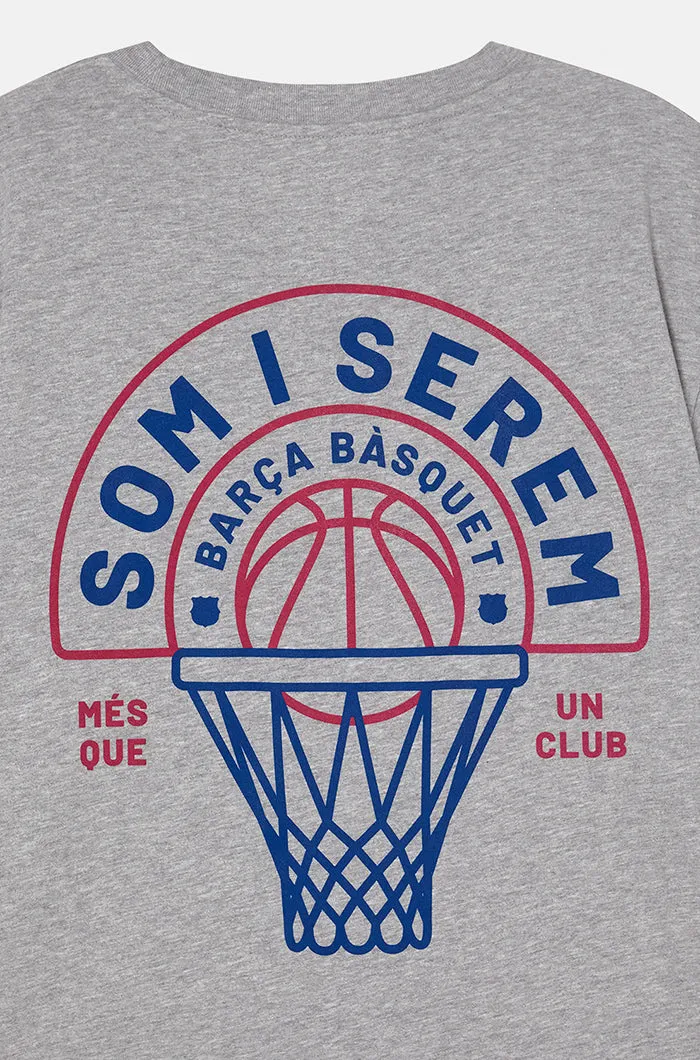 T-shirt gray basketball Bara