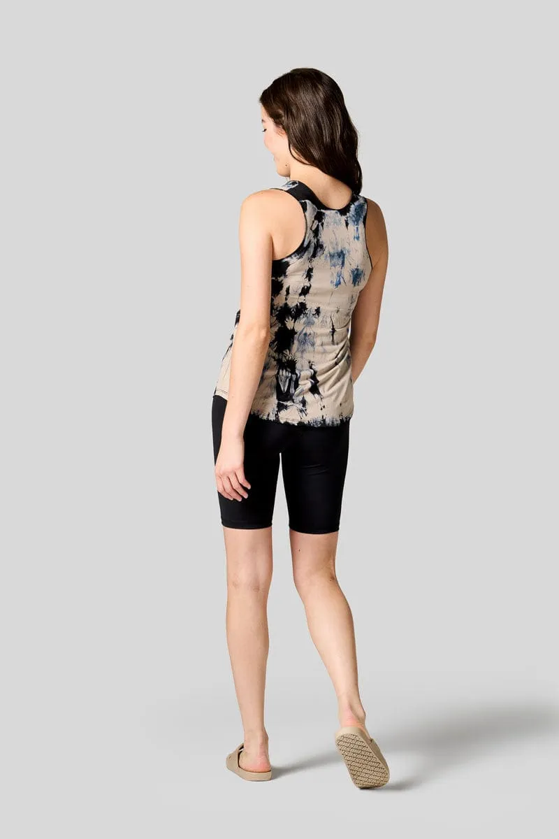 Tahnee Tank in Nude + Black