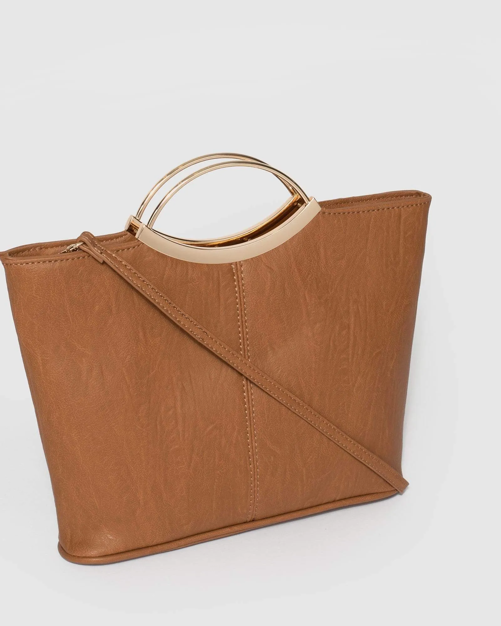 Tan Jessie Clutch Bag