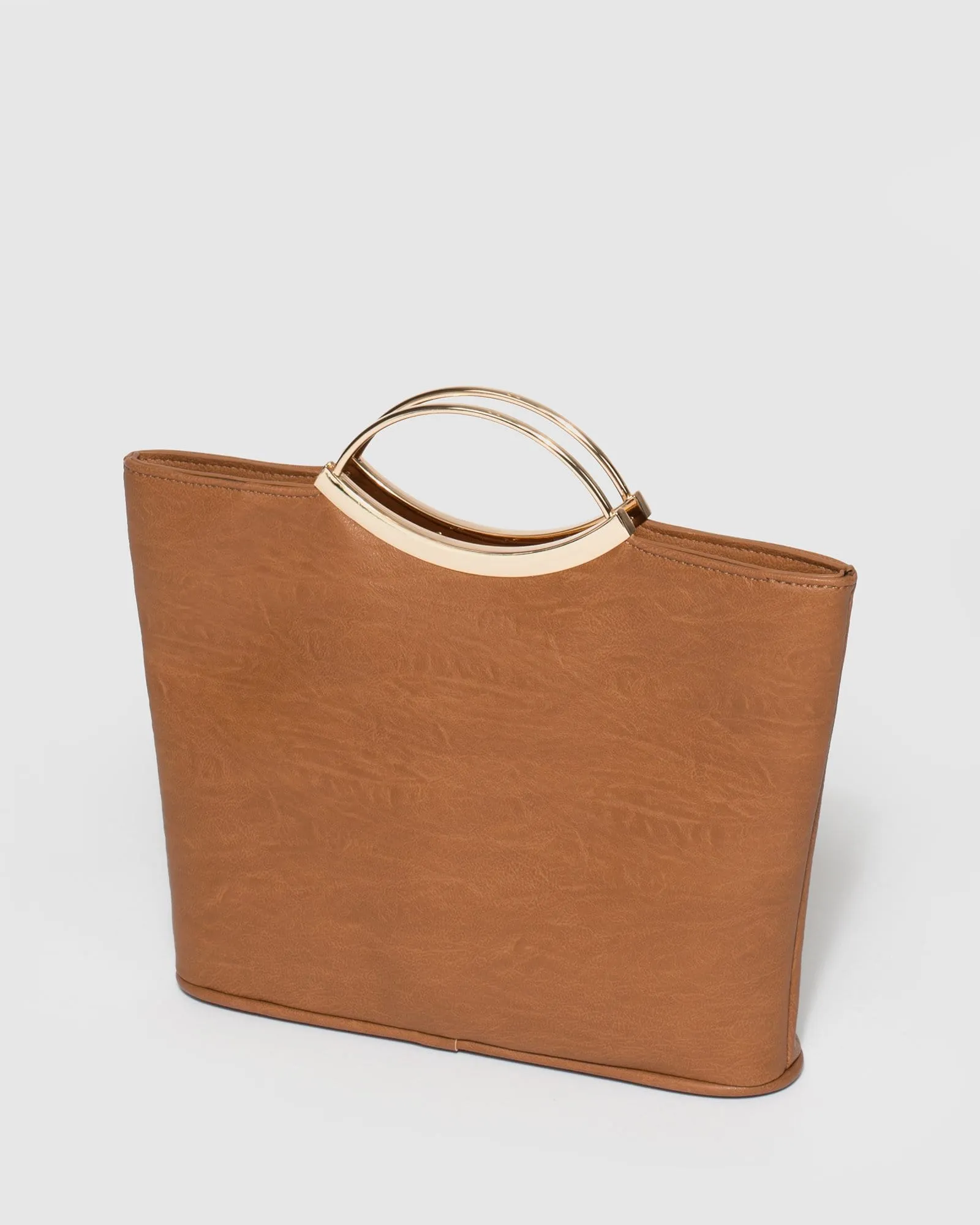 Tan Jessie Clutch Bag