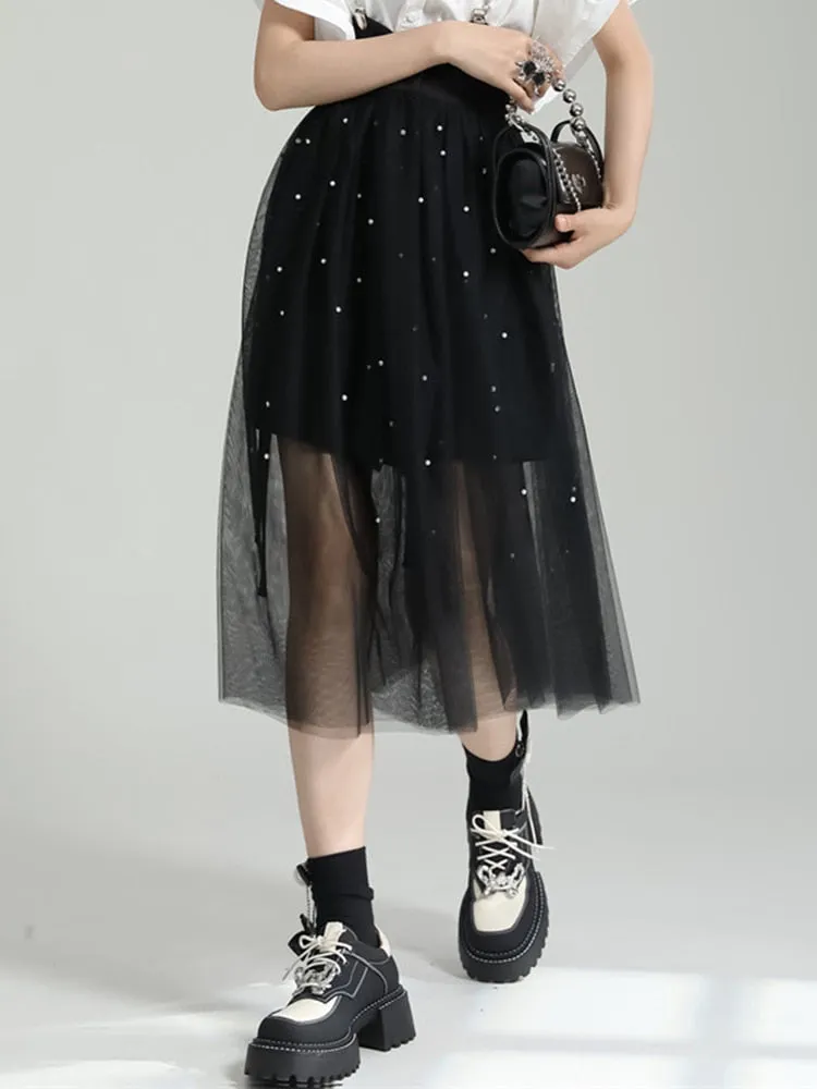 Techwear Skirt Mesh