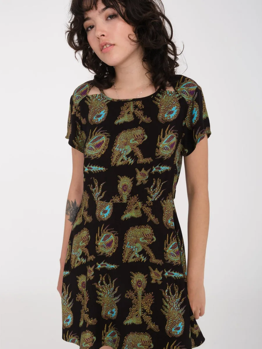 Tetsunori Dress - BLACK