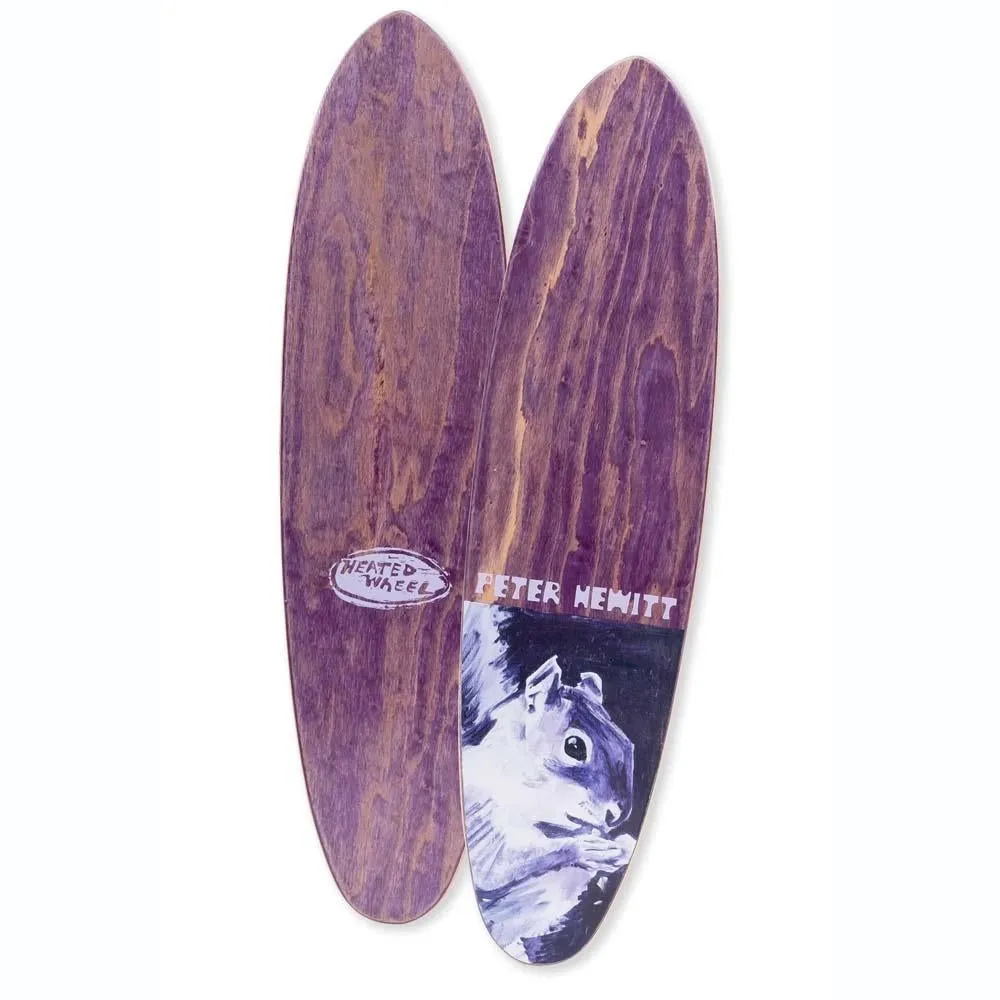 The Heated Wheel Polarizer Peter Hewitt Nut Cracker Skateboard Deck Purple 6