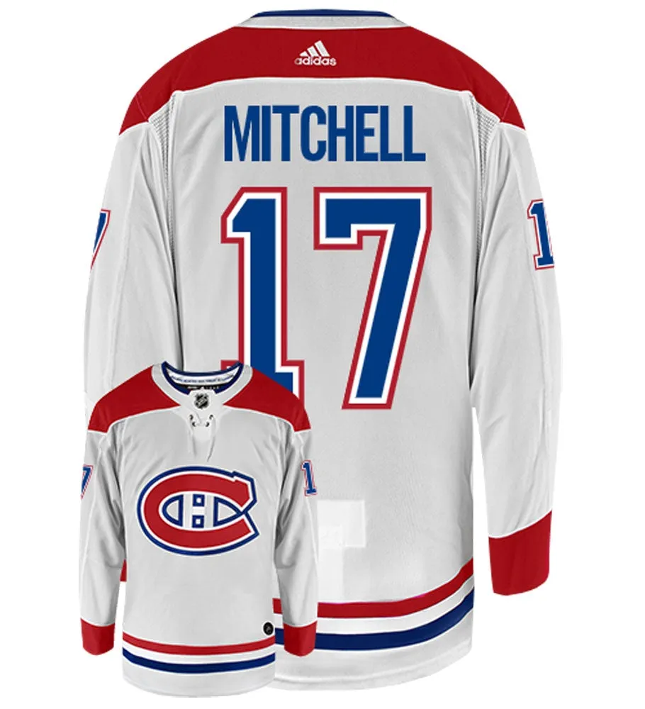 Torrey Mitchell Montreal Canadiens Adidas Authentic Away NHL Hockey Jersey     